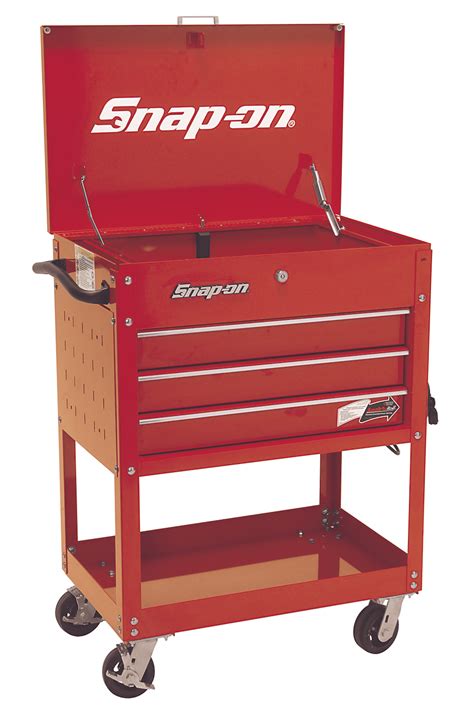 Snap-on introduces their KRSC30 Mobile Shop Cart with features that include 8,000 cubic inches of storage space, which is equal to one-half of a roll cab. . Snap on tool cart